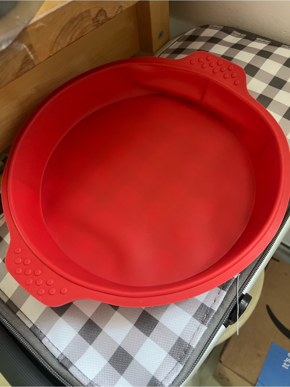 🌸Red Silicone Baking Pan - Nonstick Oven-Safe Bakeware